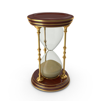 HOURGLASS WOOD GOLD PNG & PSD Images