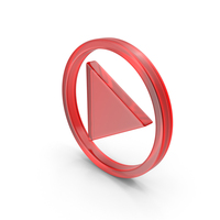 PLAY SYMBOL RED PNG & PSD Images