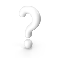 Question Mark White PNG & PSD Images