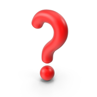 Red Question Mark Symbol PNG & PSD Images