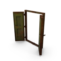 Open Rusted Metal Bunker Door PNG & PSD Images