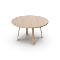 Wood Round Table PNG & PSD Images