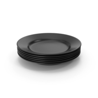 Black Plates PNG & PSD Images