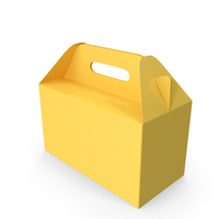 Packaging Box Yellow PNG & PSD Images