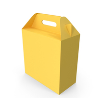 Packaging Box Yellow PNG & PSD Images