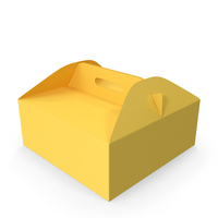 Packaging Box Yellow PNG & PSD Images