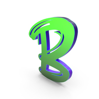 Graffiti Letter B PNG & PSD Images