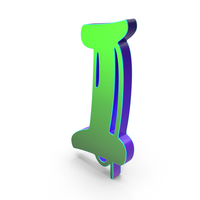 Graffiti Letter I PNG & PSD Images