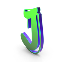 Graffiti Letter J PNG & PSD Images
