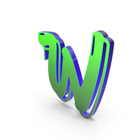 Graffiti Letter W PNG & PSD Images
