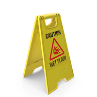 Wet Floor Sign PNG & PSD Images