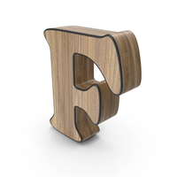 Wooden Letter F PNG & PSD Images