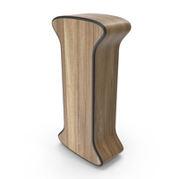 Wooden Letter I PNG & PSD Images