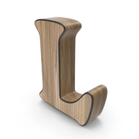 Wooden Letter L PNG & PSD Images