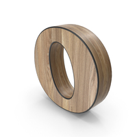 Wooden Letter O PNG & PSD Images