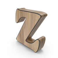 Wooden Letter Z PNG & PSD Images