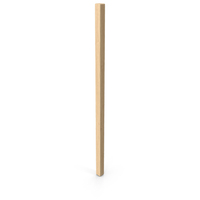 Unfinished Wooden Stick PNG & PSD Images