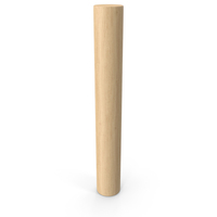 Unfinished Wooden Pole PNG & PSD Images