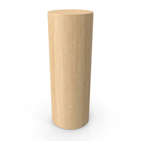 Short Unfinished Wooden Pole PNG & PSD Images