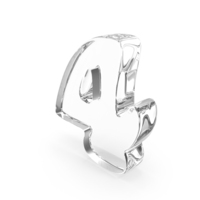 Glass Number 4 PNG & PSD Images