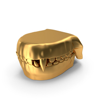 Golden Animal Mouth PNG & PSD Images