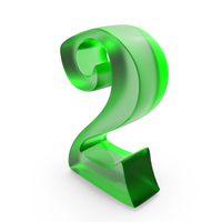 Colored Glass Matte Number 2 PNG & PSD Images