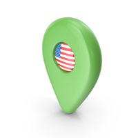 US Flag Location PNG & PSD Images