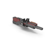 Red Plasma Rifle PNG & PSD Images