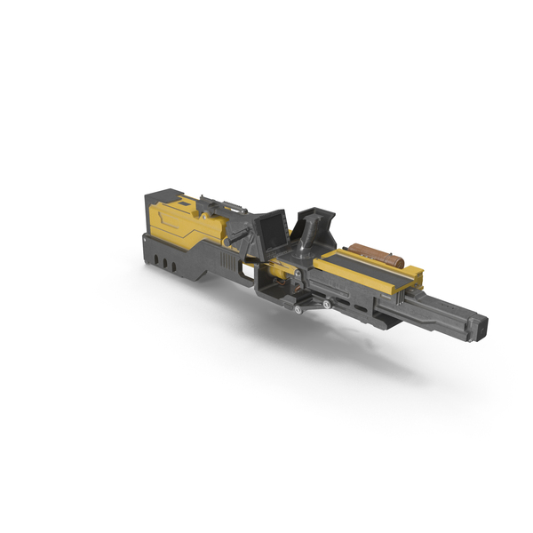 Yellow Plasma Rifle PNG & PSD Images
