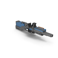 Blue Plasma Rifle PNG & PSD Images