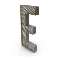 Crystal Letter E PNG & PSD Images