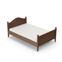 Bed Dark Wood PNG & PSD Images