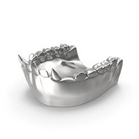 Silver Animal Mouth Lower Jaw PNG & PSD Images
