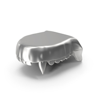 Silver Animal Mouth Upper Jaw PNG & PSD Images