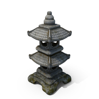 Pagoda Lantern Garden Statue PNG & PSD Images