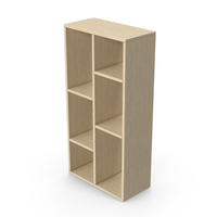 Wooden Bookshelf Cabinet PNG & PSD Images