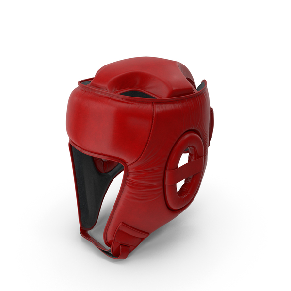Boxing Training Helmet Red PNG & PSD Images