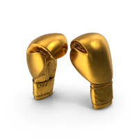 Boxing Glove Gold PNG & PSD Images