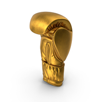 Boxing Glove Gold Single PNG & PSD Images