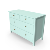 Light Blue Dresser PNG & PSD Images