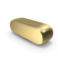 Bar Capsule Logo Shape Gold PNG & PSD Images
