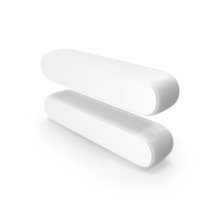 Equal To Mathematical Sign Symbol White PNG & PSD Images