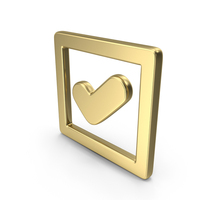 Tick Or Right Mark Shapes Gold PNG & PSD Images