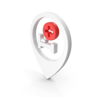 Location Hospital With Beds Available Shape White PNG & PSD Images