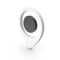Map Location Point Pin Shape White PNG & PSD Images