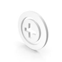 Medical Plus Inside Circle Shape White PNG & PSD Images
