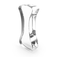 Glass Letter I PNG & PSD Images