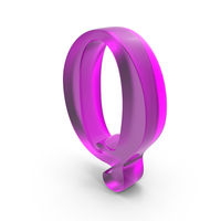 Colored Glass Matte Letter Q PNG & PSD Images