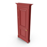 Classic Door Wood RAL 3003 PNG & PSD Images