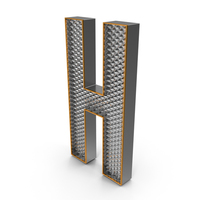 Crystal Letter H PNG & PSD Images